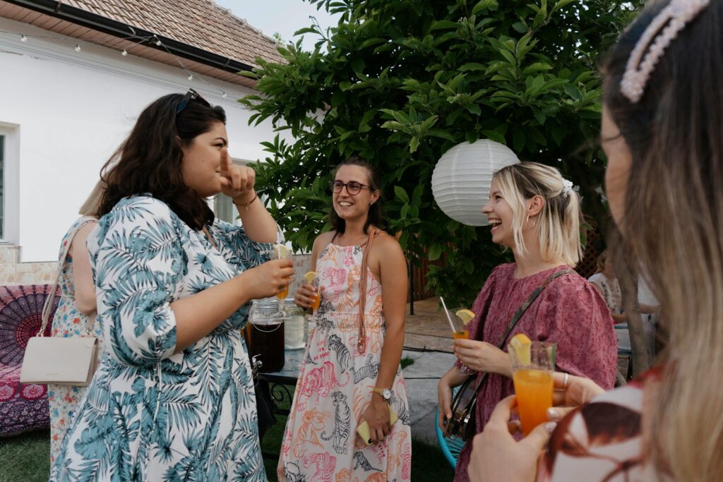 Photo by Ecaterina MD a group of women standing next to each other for social anxiety blog