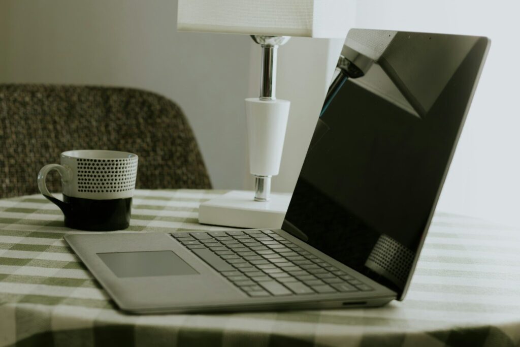 Laptop representing how EMDR Intensives with Judy Wang, LCPC, CPC is accessible from anywhere in Vermont.